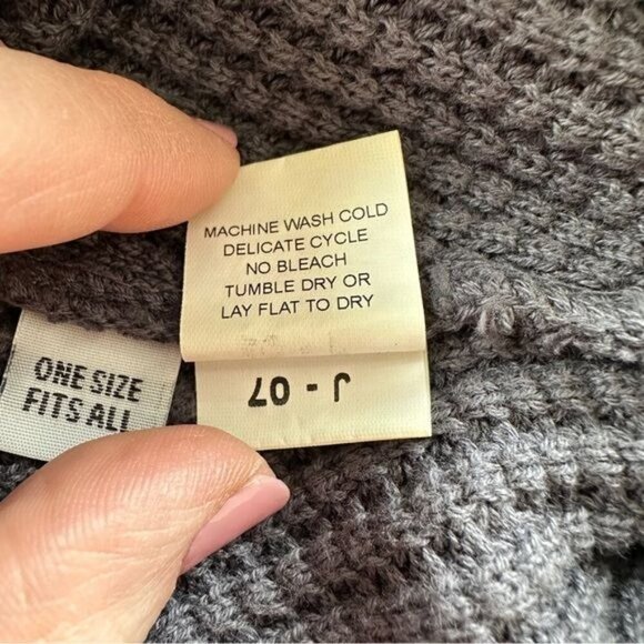 Planet by Lauren G Cotton Waffle Knit Crewneck One Size Lagenlook Minimalist - Picture 6 of 7